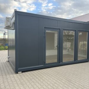 Kontener Handlowy 18m2 WC + aneks kuchenny z klimatyzacją